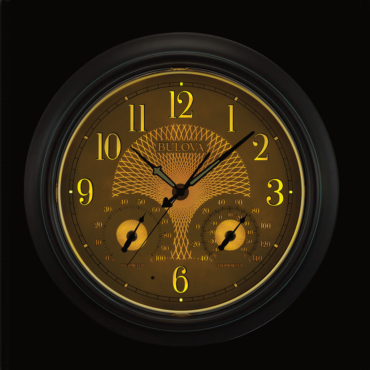 Reloj de pared para exteriores con LED Bulova Weather Master