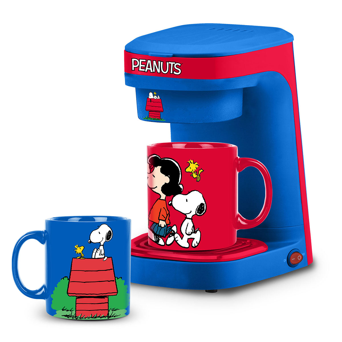 Set de regalo de cafetera de una sola taza de Peanuts