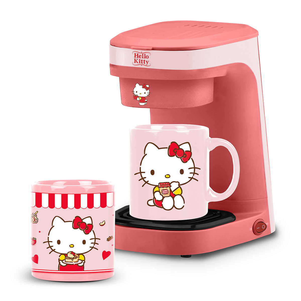 Set de regalo de cafetera individual de Hello Kitty