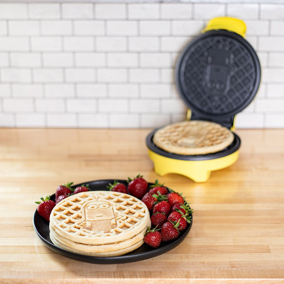 Minions Kevin runder Waffeleisen