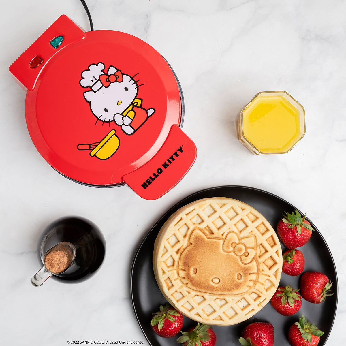 Waflera redonda de Hello Kitty