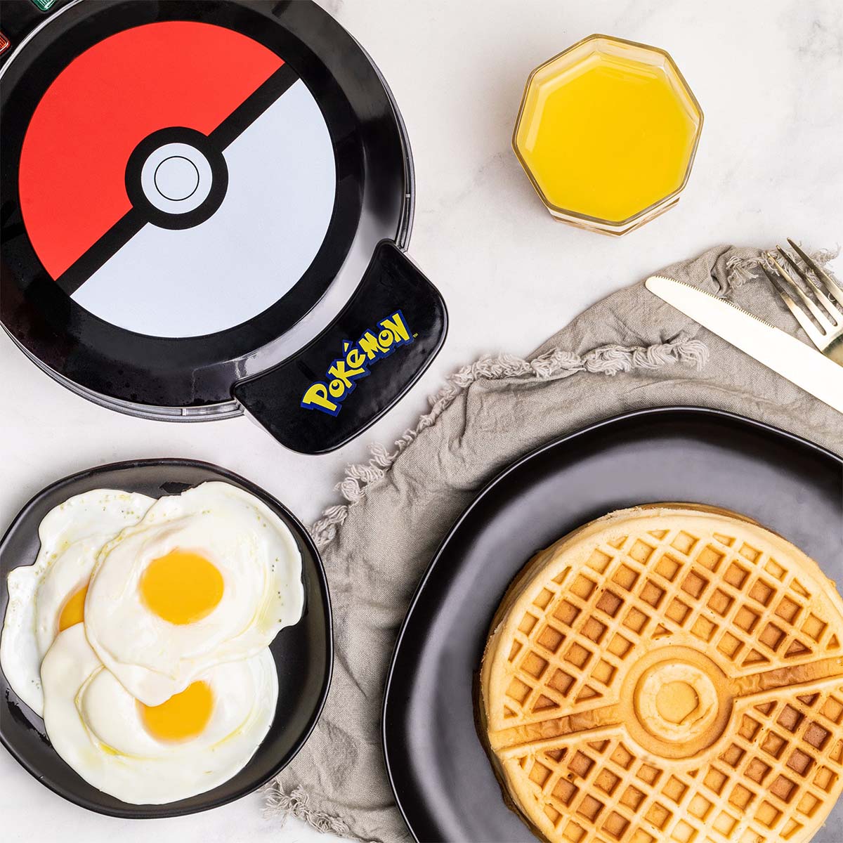 Máquina para hacer gofres redondos de Poké Ball de Pokémon