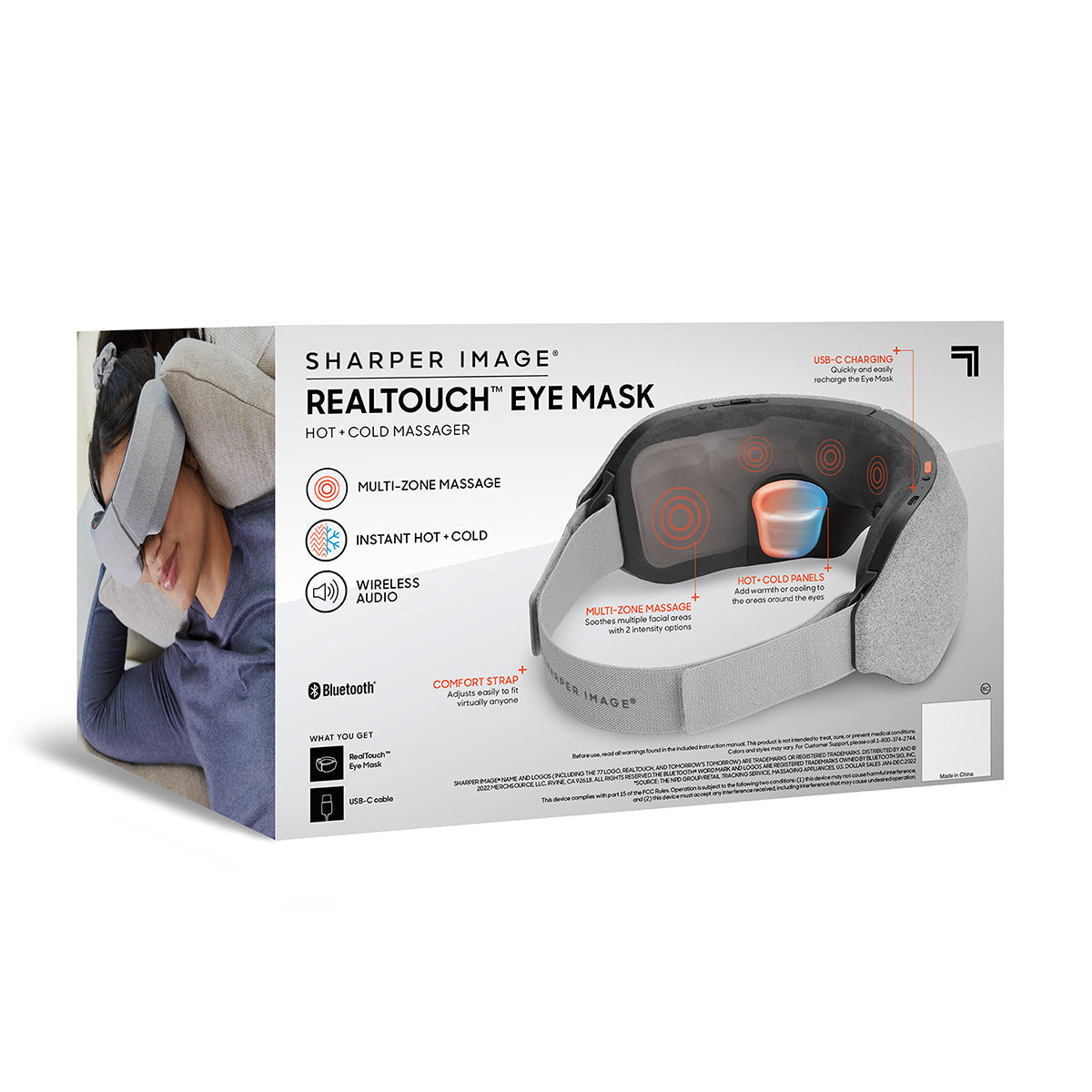 Masajeador de ojos frío y caliente Realtouch
