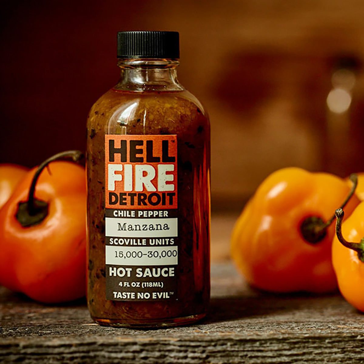 Set de regalo de salsa picante original de Hell Fire Detroit