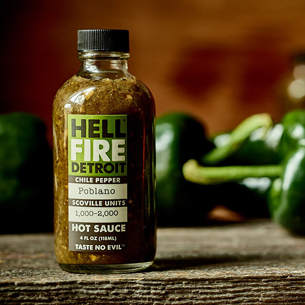 Set de regalo de salsa picante original de Hell Fire Detroit