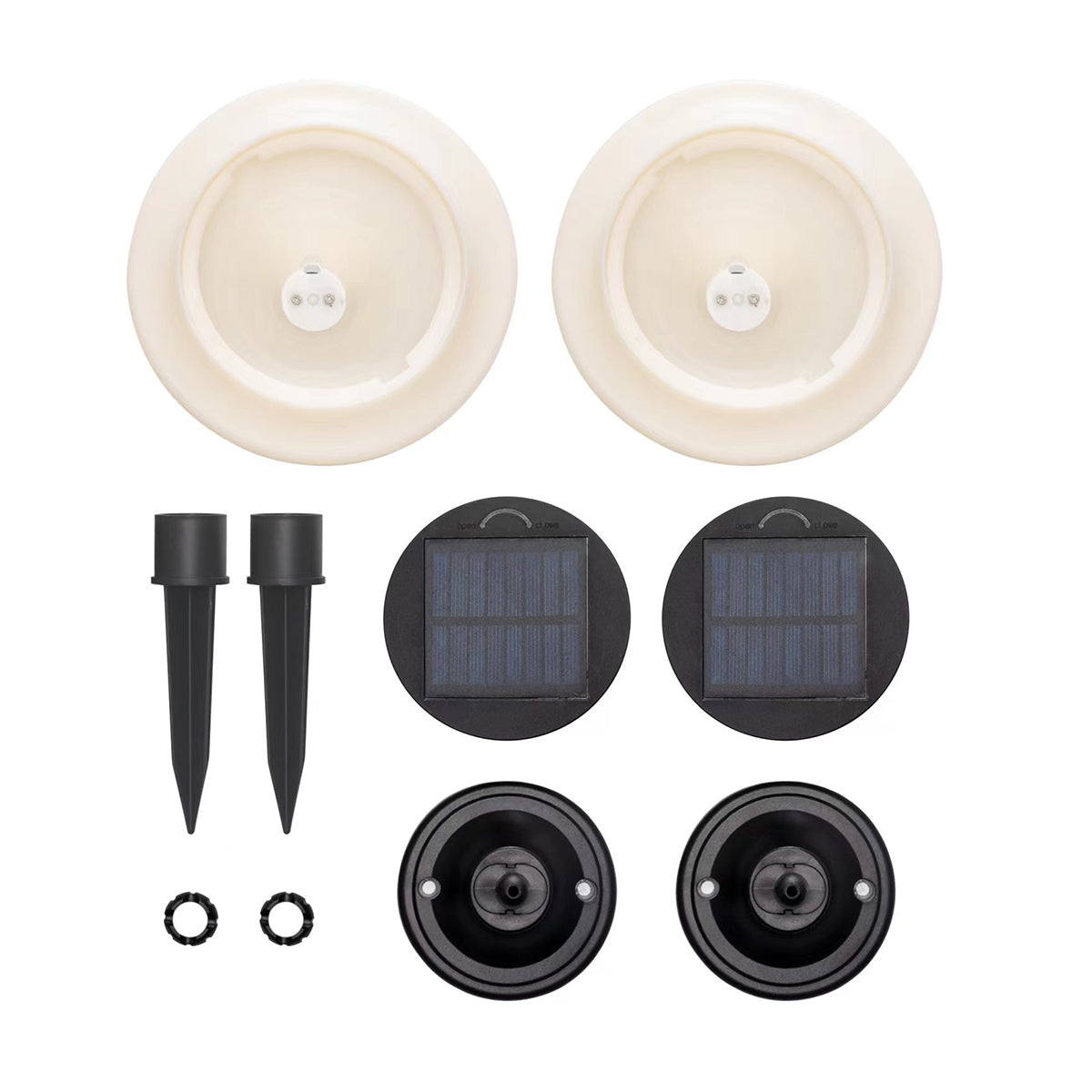 Solarbetriebene LED-Martini-Lichter (2er-Set)
