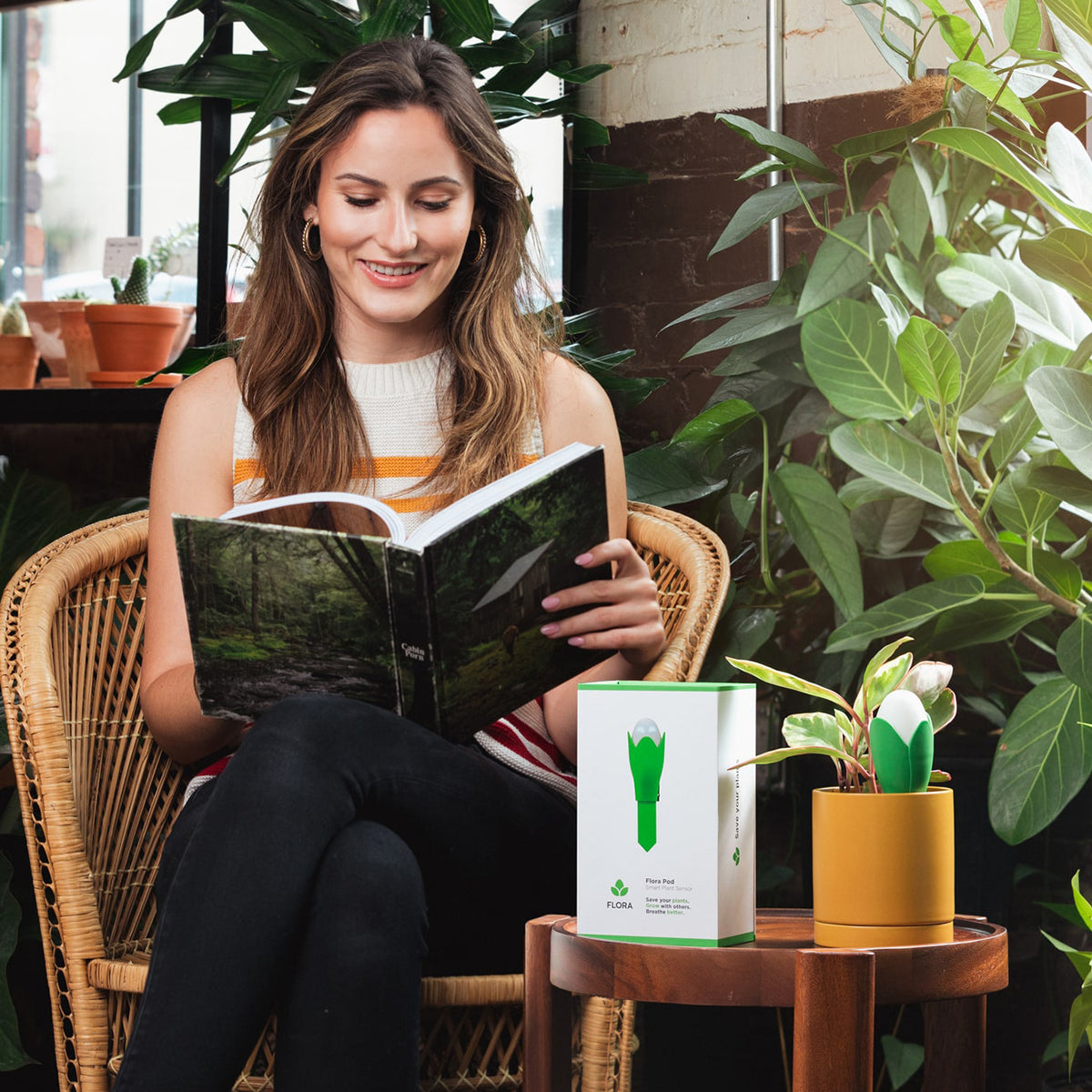 Flora Pod™ Slimme Plantenmonitor