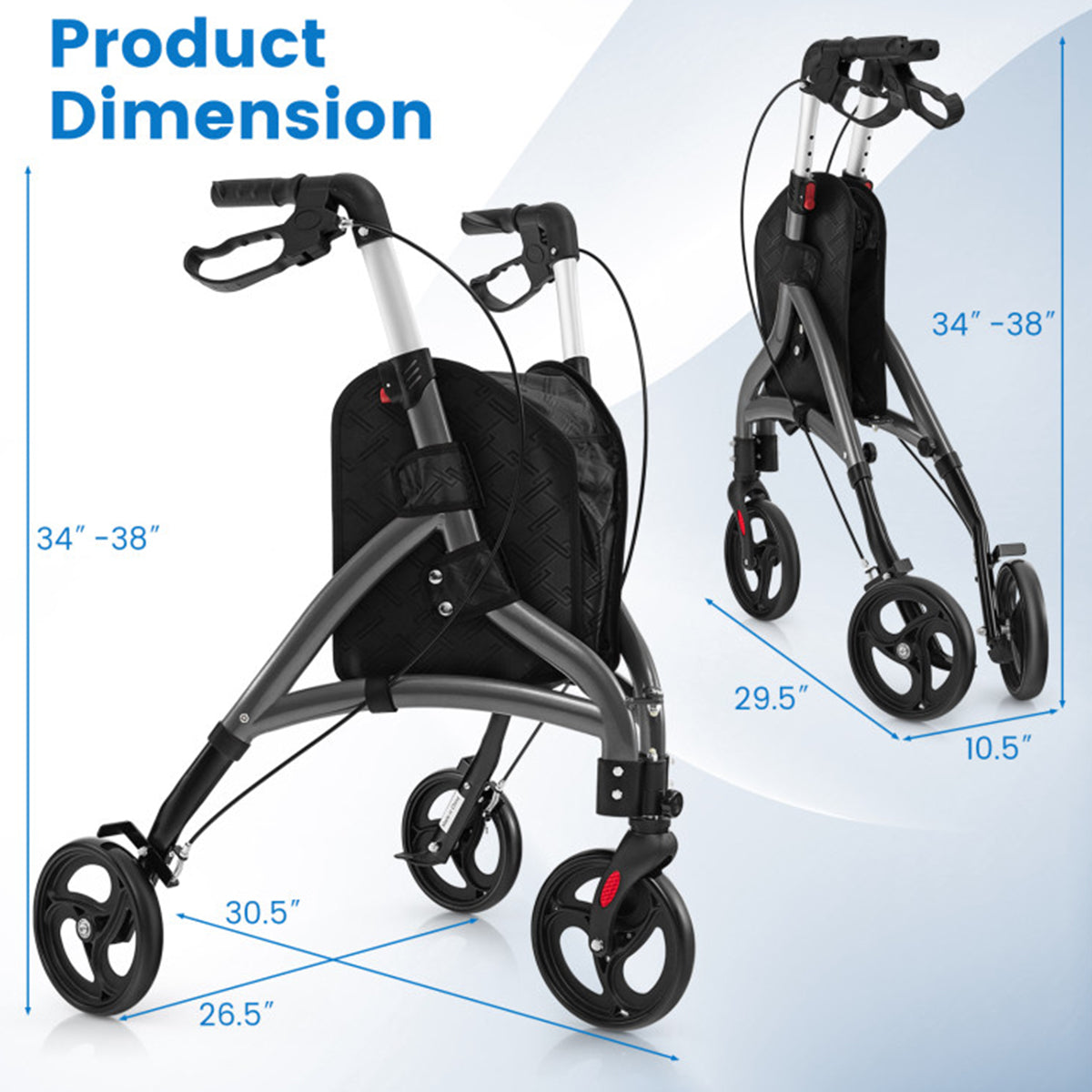 Andador plegable
