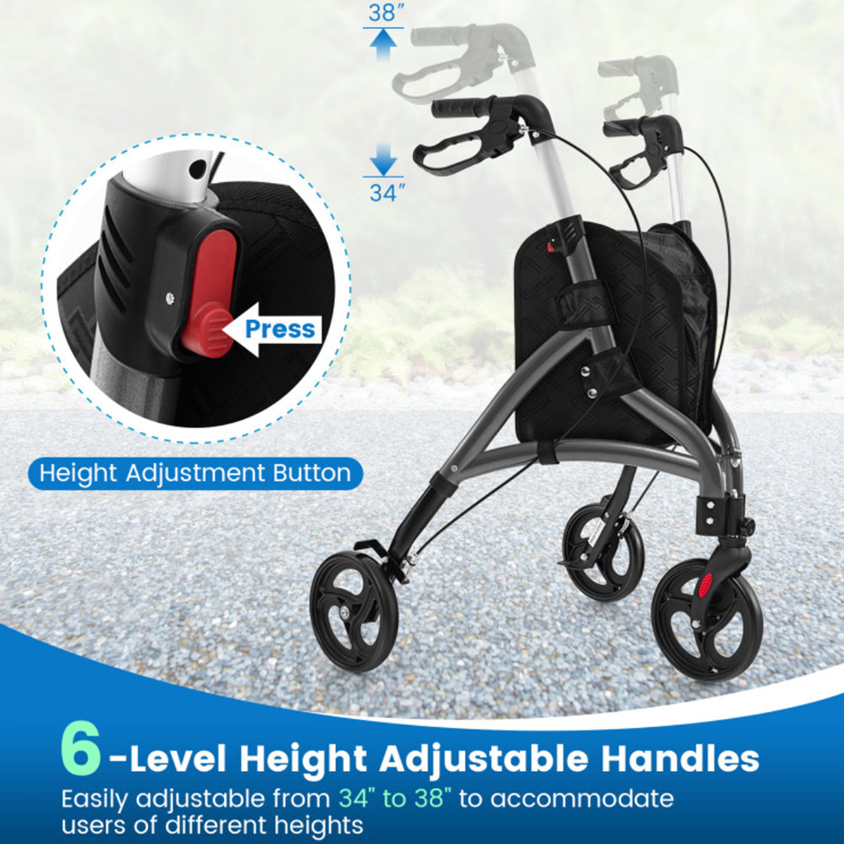 Andador plegable