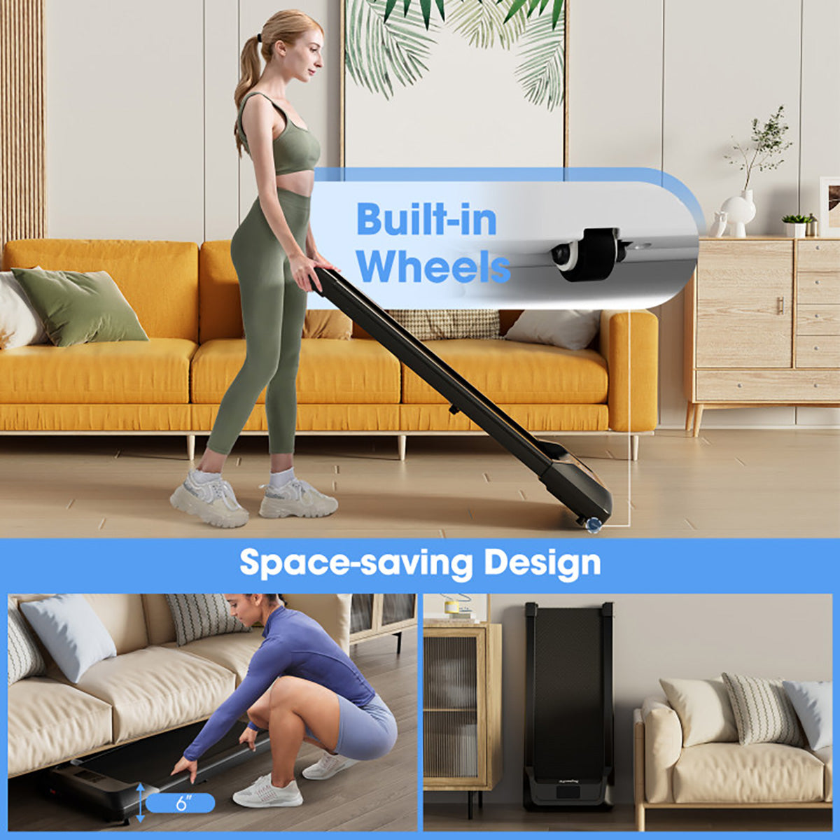 Walking Pad Under Desk Treadmill