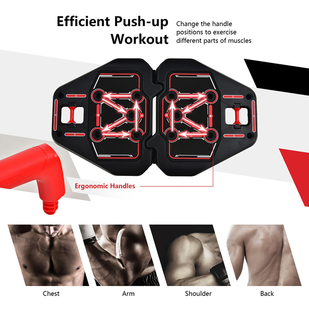 Tragbares All-in-One-Push-up-Board für das Heimtraining