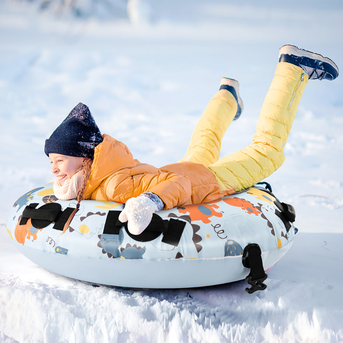 52'' robuster aufblasbarer Schneeschlitten