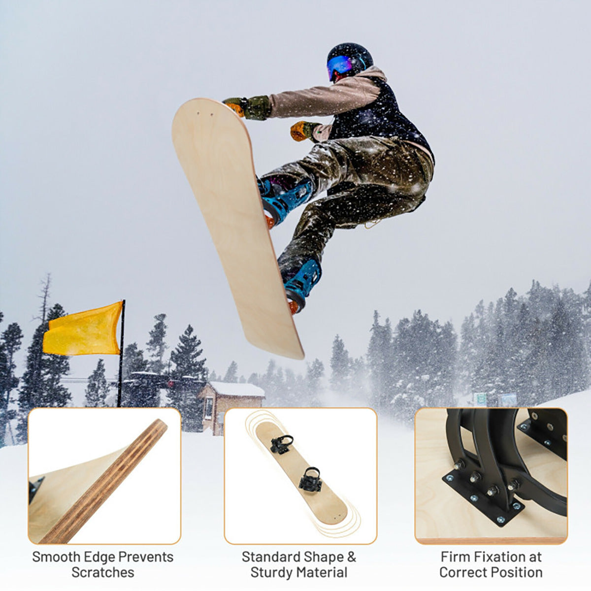 Snowboarding, trineo, esquí, tabla