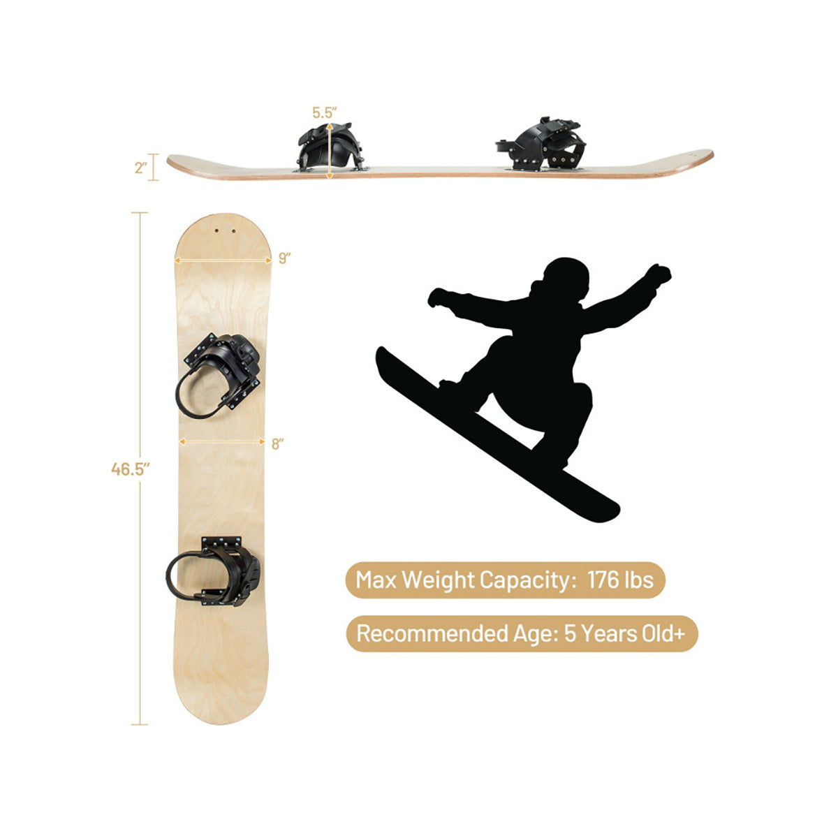 Snowboarding, trineo, esquí, tabla