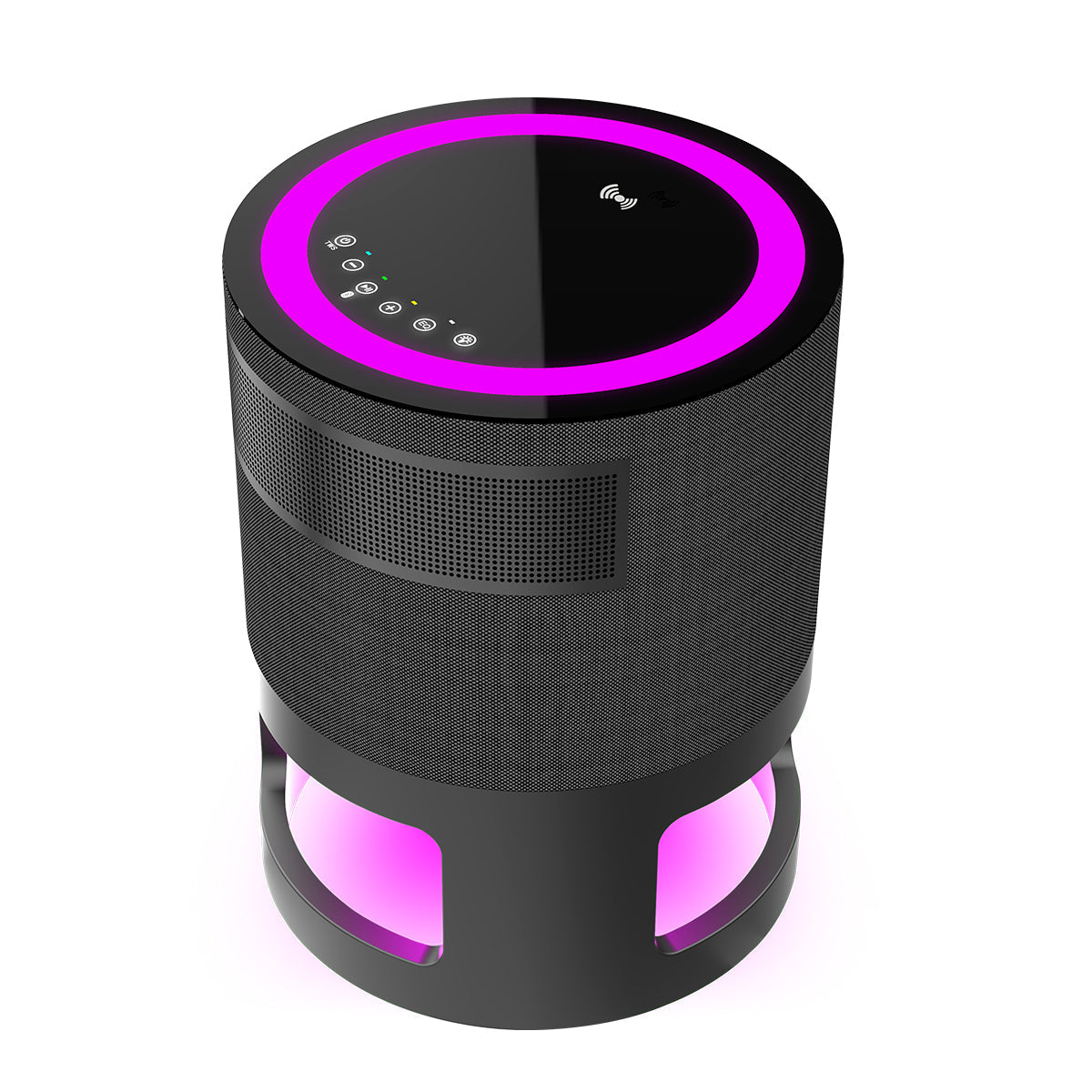 Mesa auxiliar con altavoz Bluetooth para exteriores y luz ambiental Nimbus