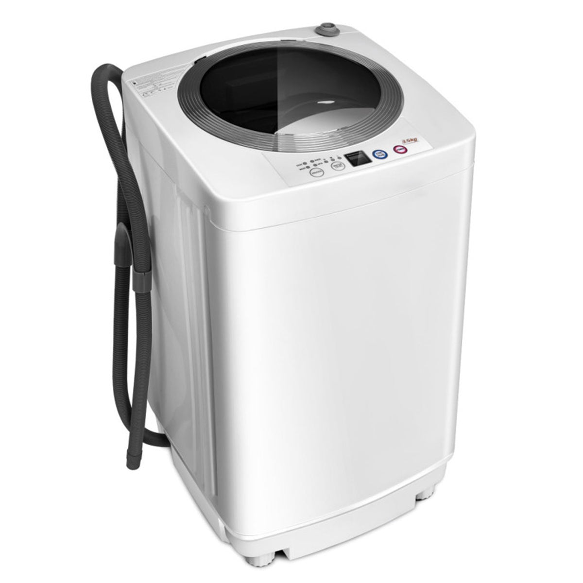 Draagbare automatische wasmachine met afvoerpomp
