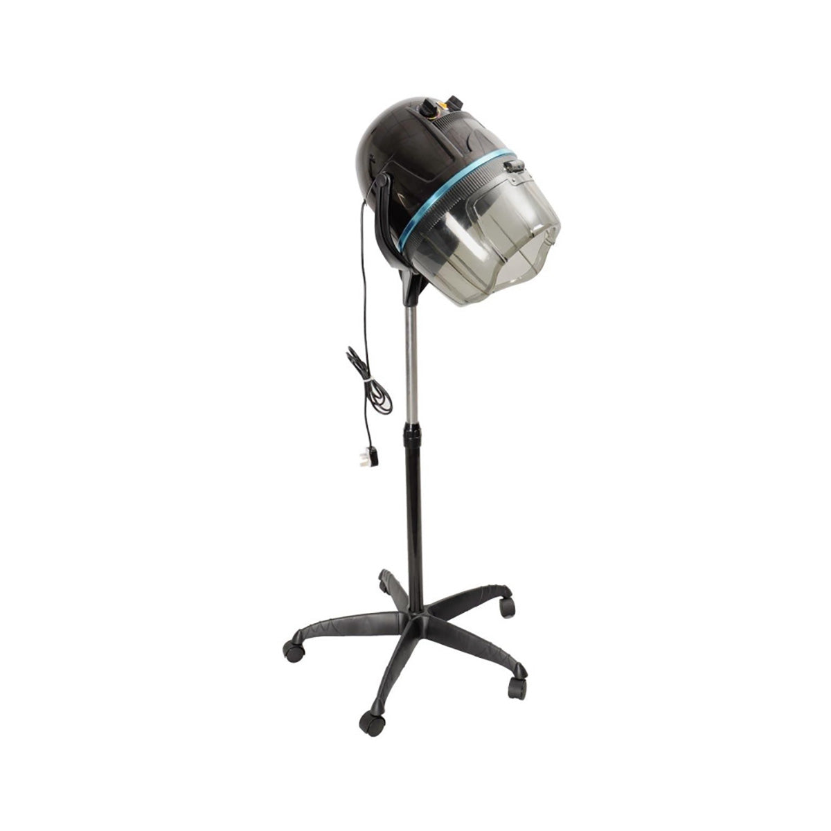 Professionelle Haartrockenhaube mit Stativ und Rollen