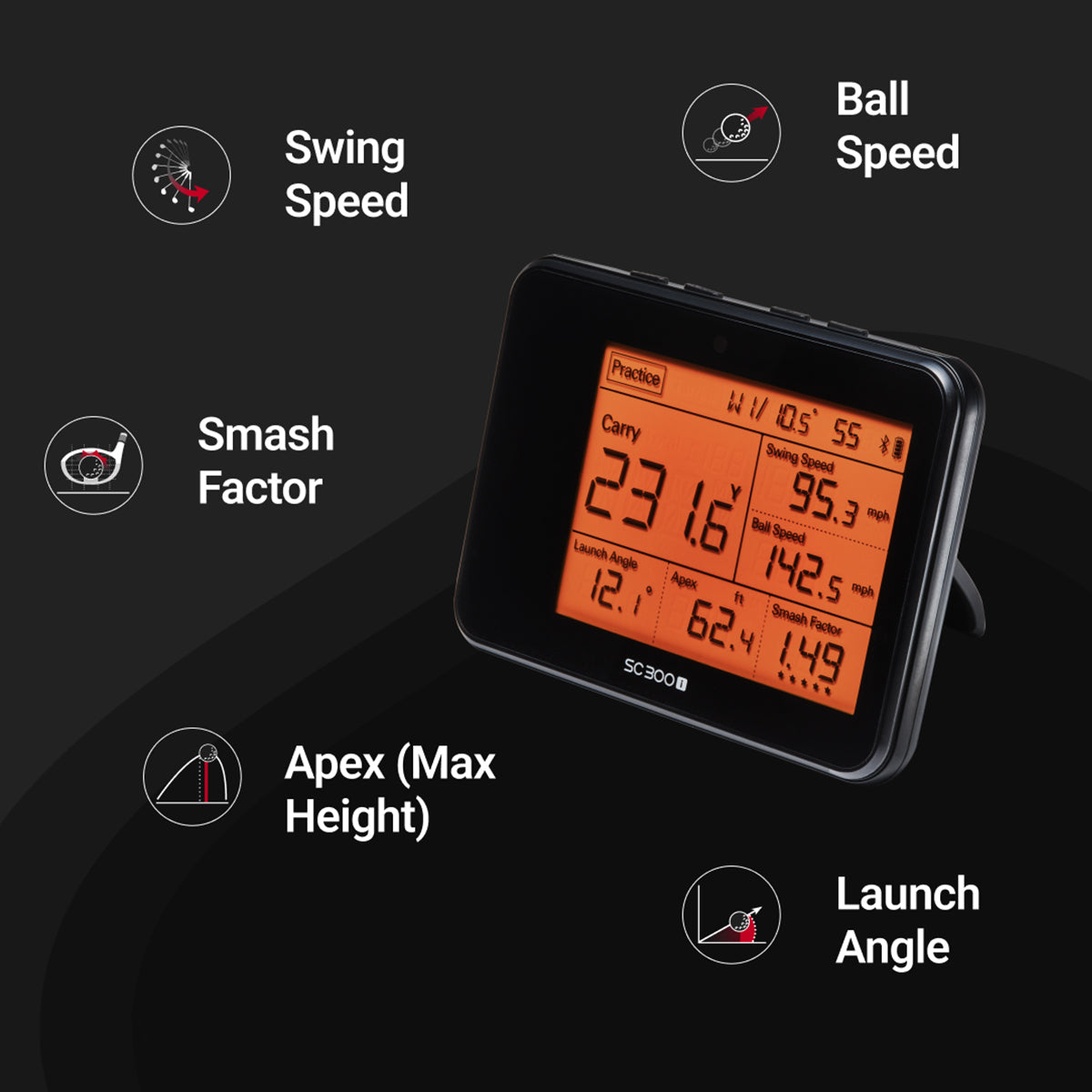 Tragbarer Golf-Launch-Monitor PRO