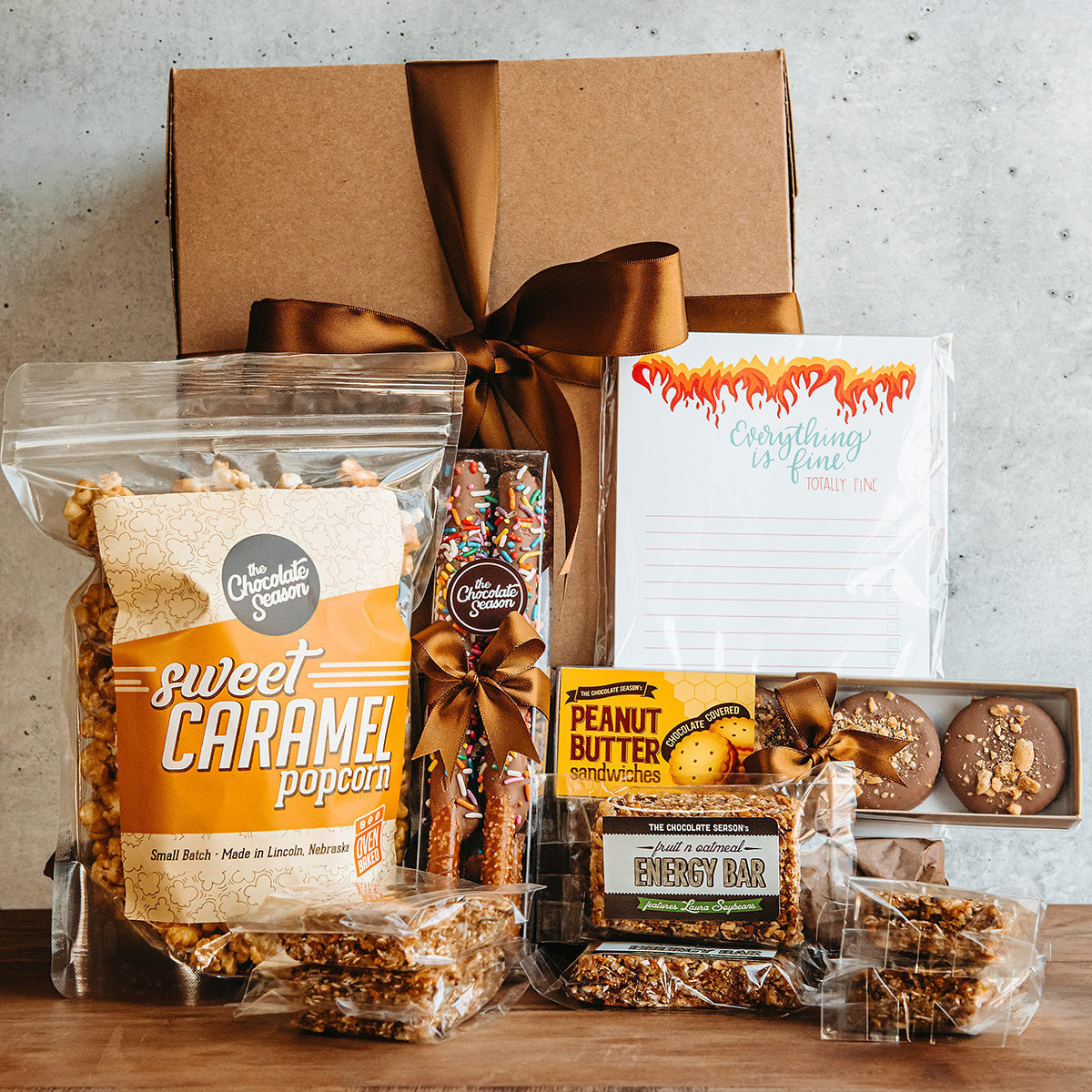 Caja de regalo "Student Snack Attack" de The Chocolate Season