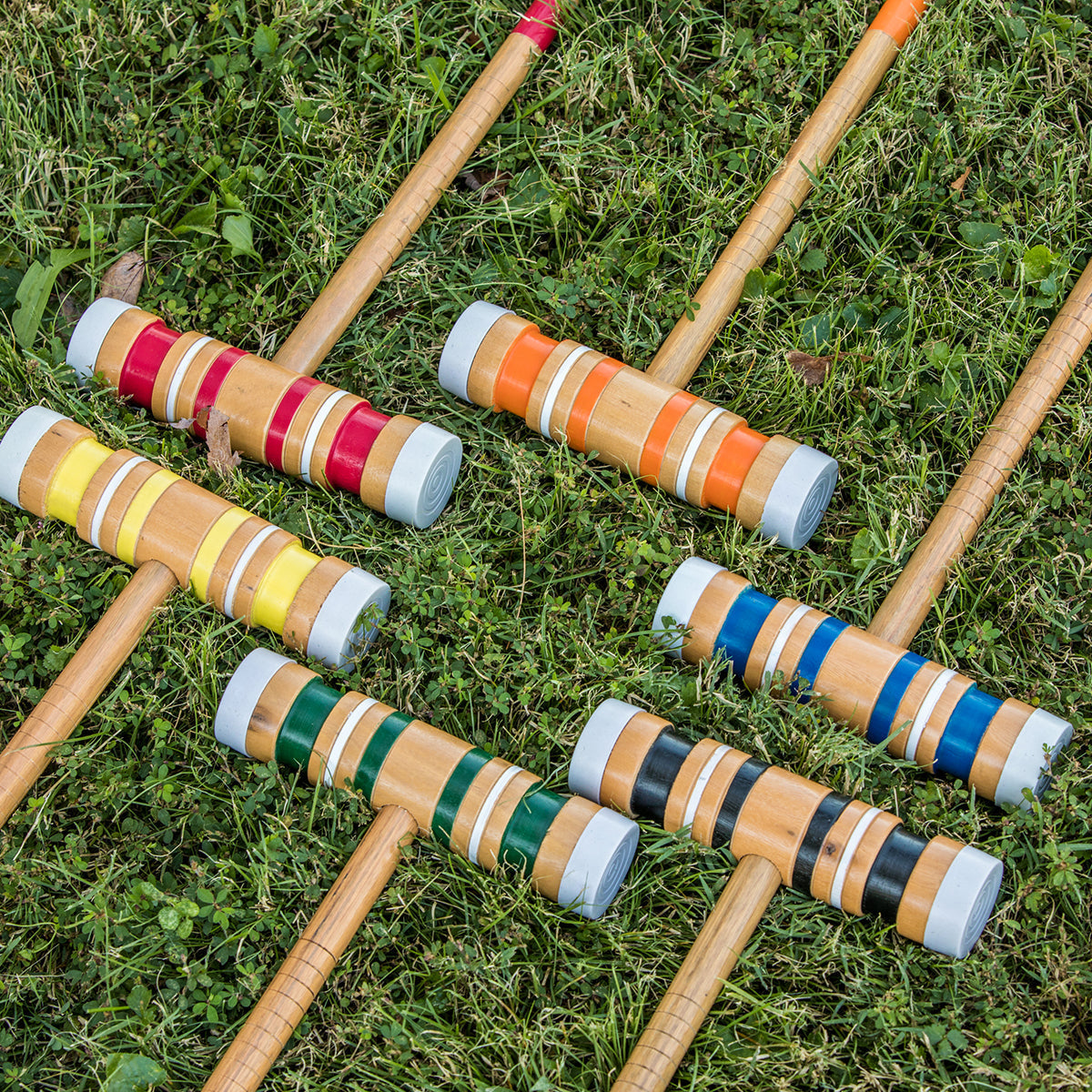 Juego de croquet para 6 jugadores