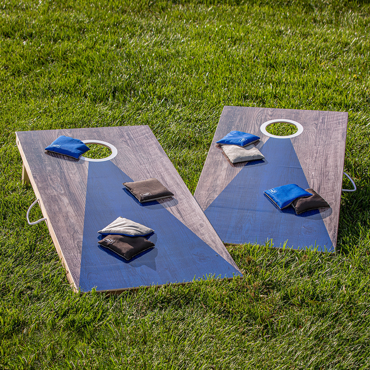 LED-Holz-Cornhole-Set