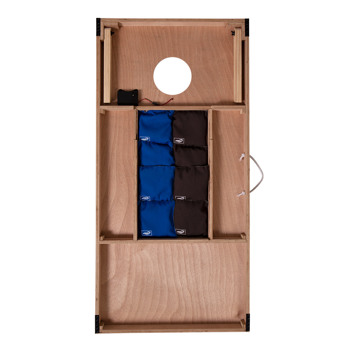 LED-Holz-Cornhole-Set