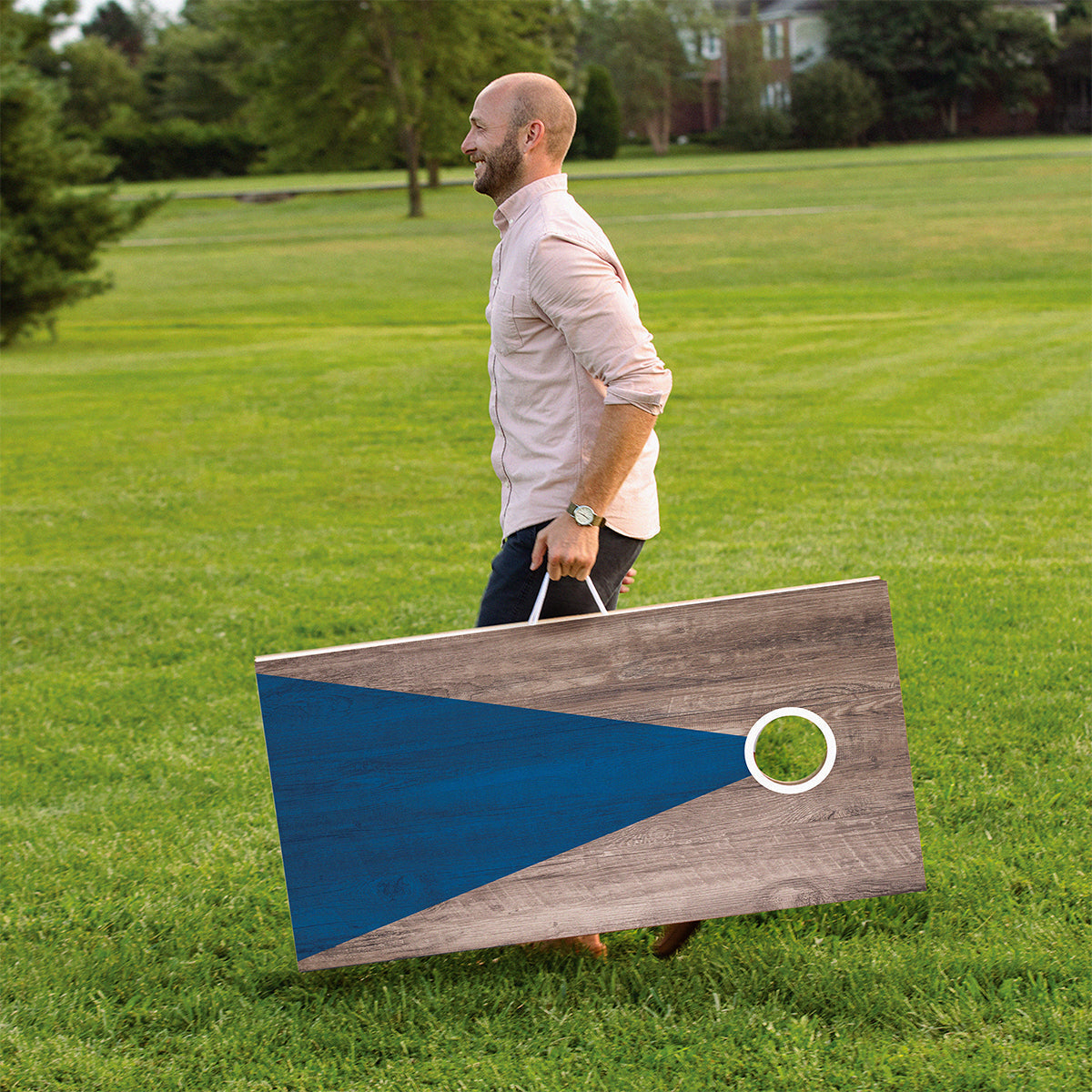 LED-Holz-Cornhole-Set