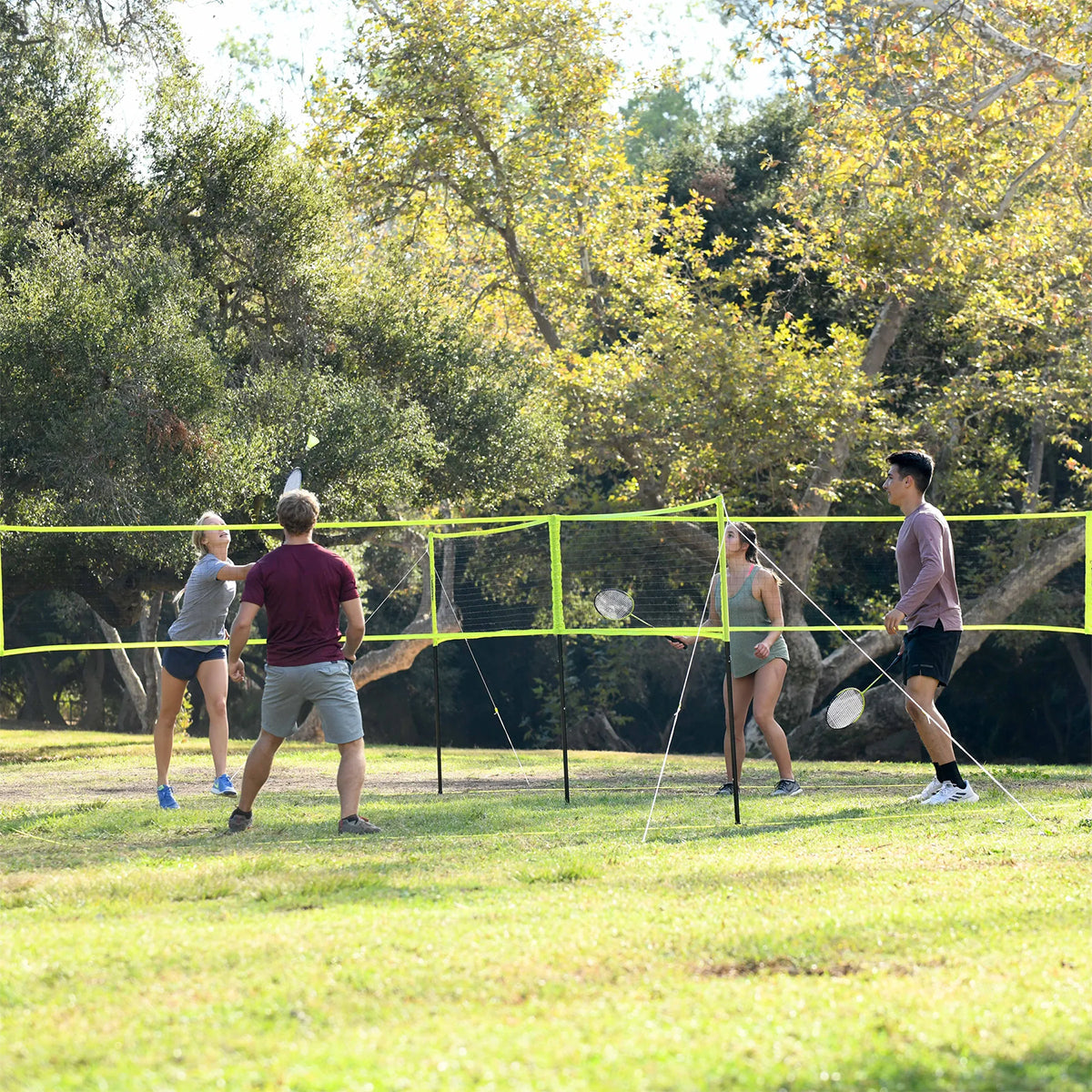 Combo de voleibol y bádminton 4-Square