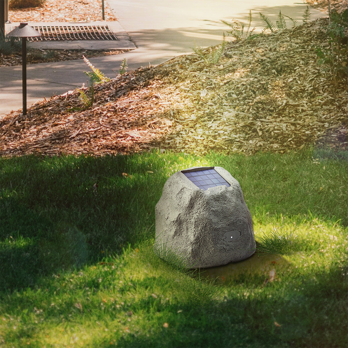 Solarbetriebener Bluetooth-Felsenlautsprecher mit Multilink