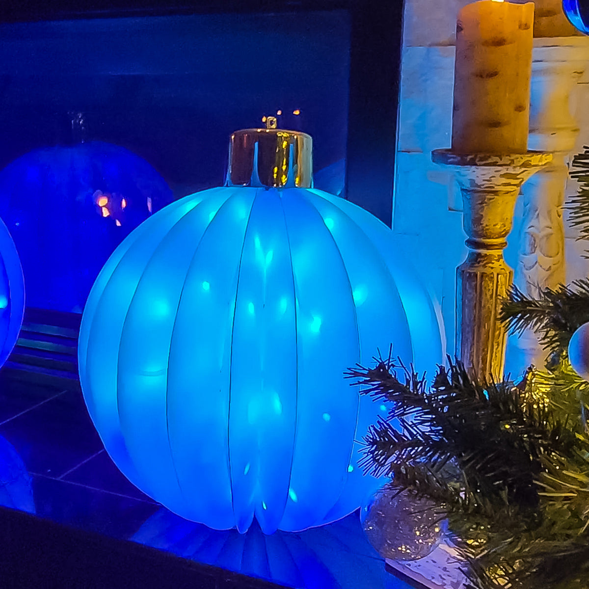 18'' leuchtende Twinkling-Lichtkugel für den Innen- und Außenbereich