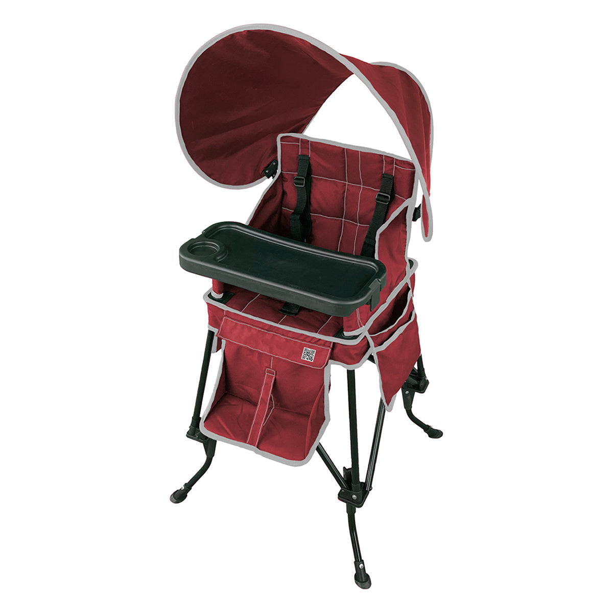 Silla alta para exteriores con parasol