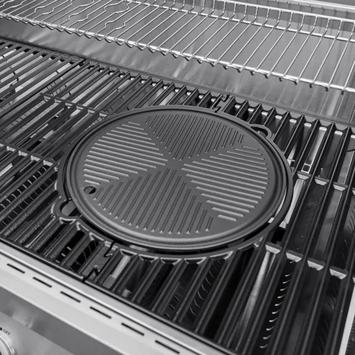 Plancha de hierro fundido para parrilla inteligente por infrarrojos