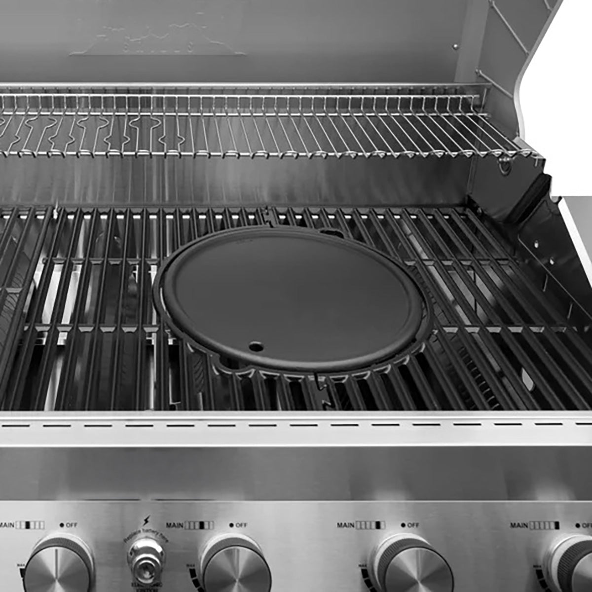 Plancha de hierro fundido para parrilla inteligente por infrarrojos
