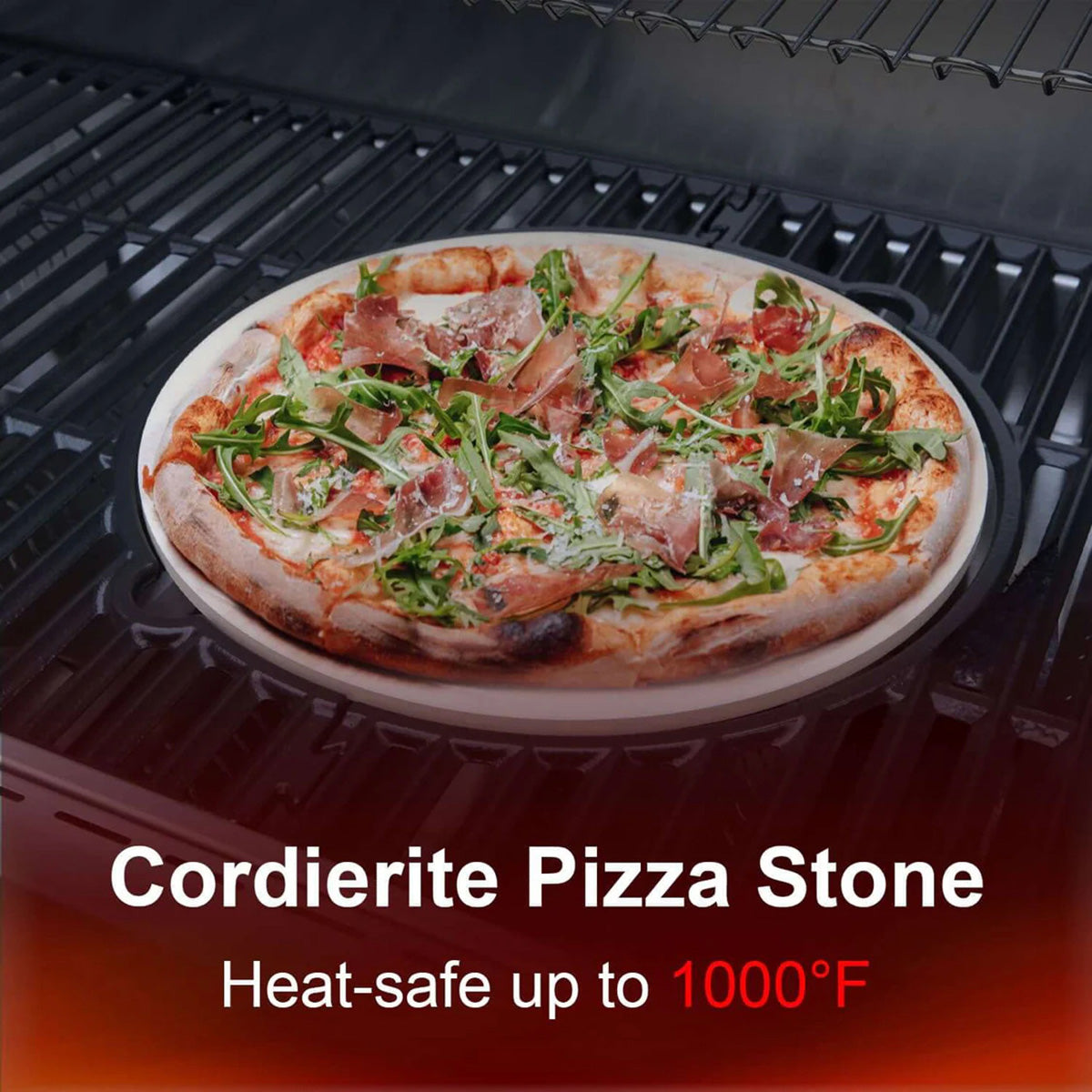Piedra para pizza de cordierita para parrilla inteligente de infrarrojos