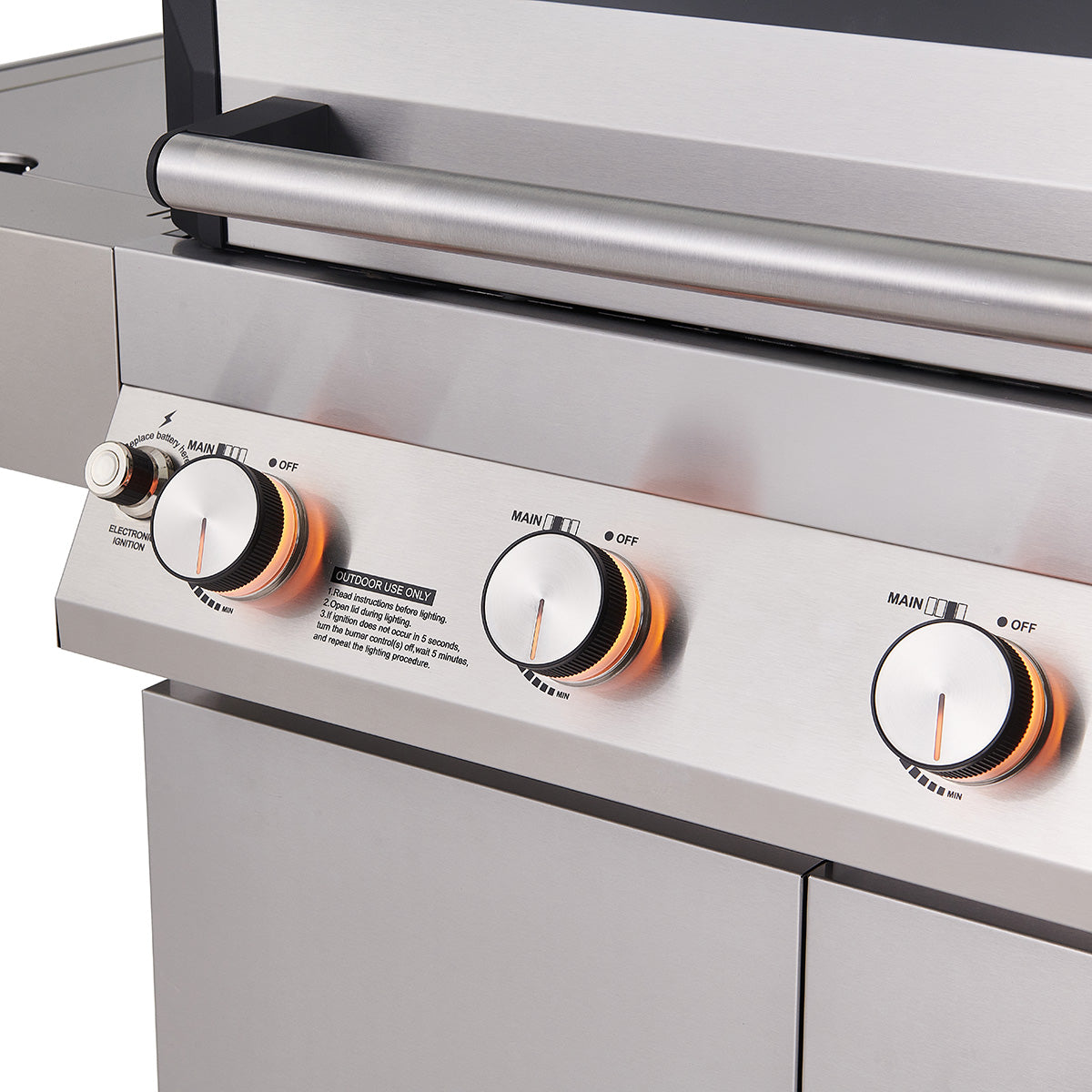 450 sq. in. Slimme Grill met Clearview-deksel