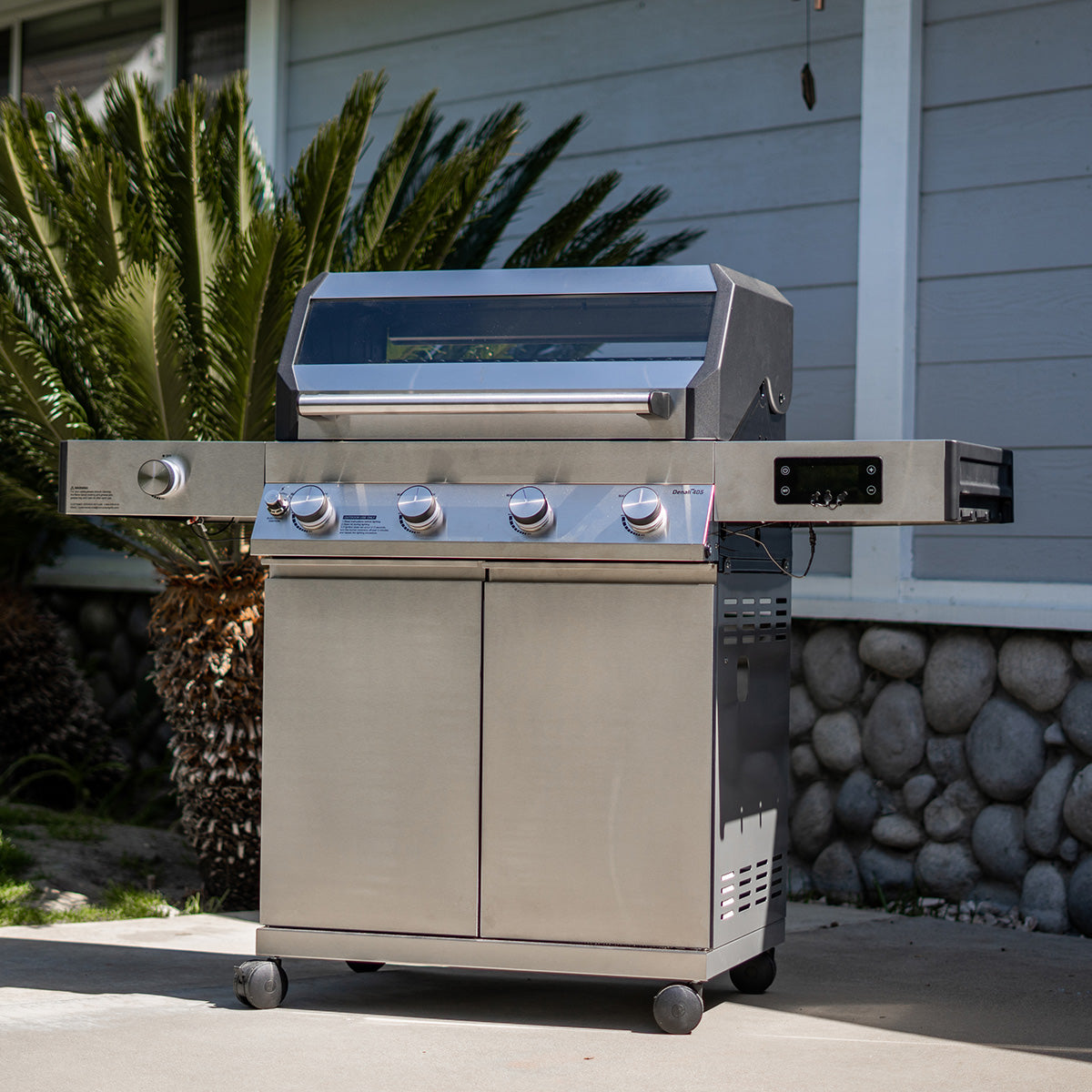 450 sq. in. Slimme Grill met Clearview-deksel