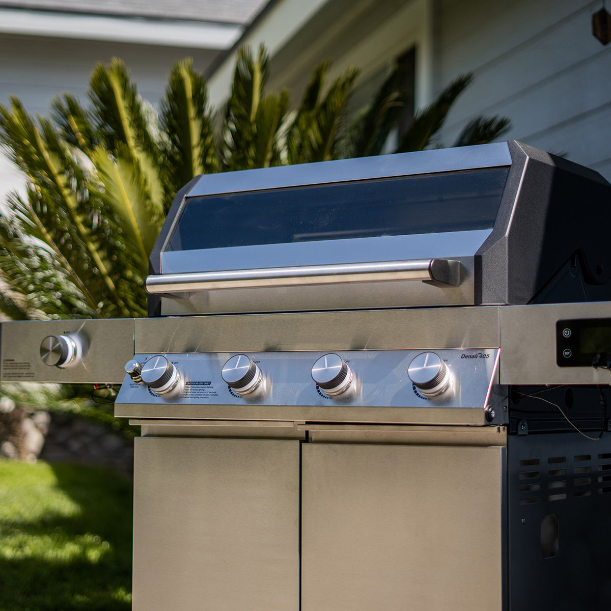 450 sq. in. Slimme Grill met Clearview-deksel