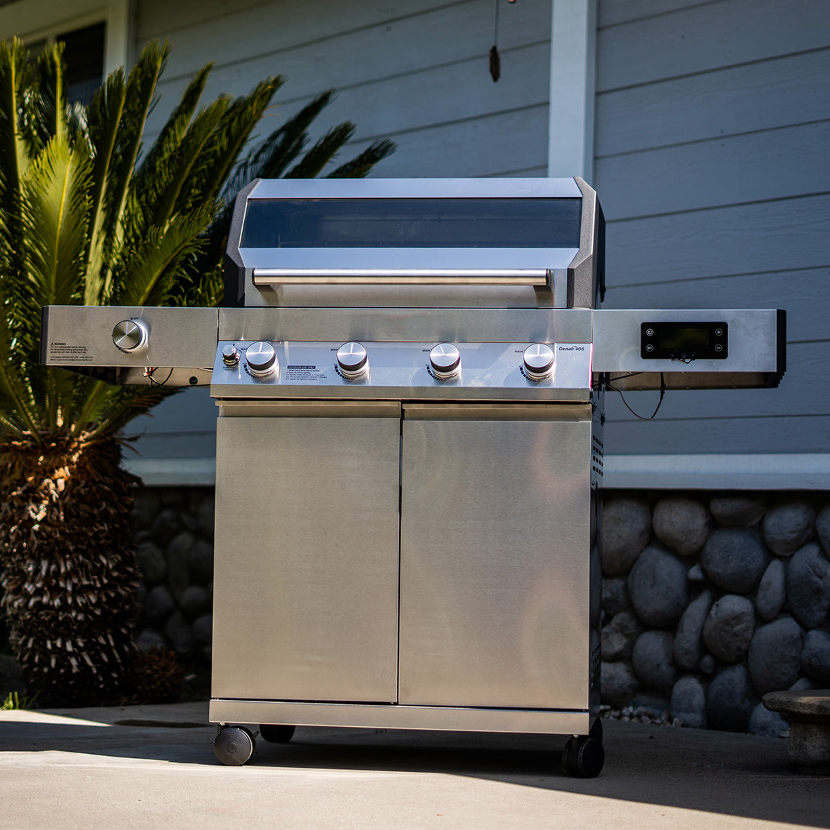 450 sq. in. Slimme Grill met Clearview-deksel
