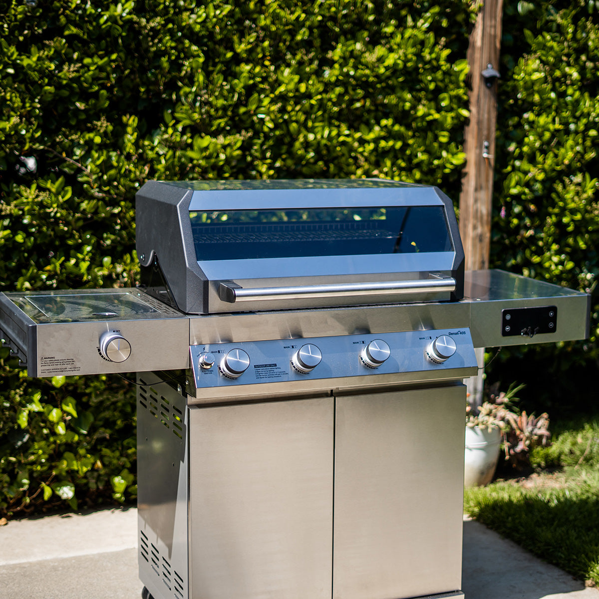 450 sq. in. Slimme Grill met Clearview-deksel