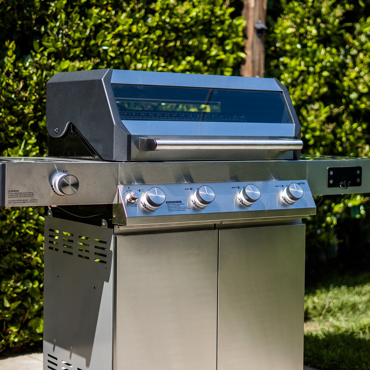 450 sq. in. Slimme Grill met Clearview-deksel