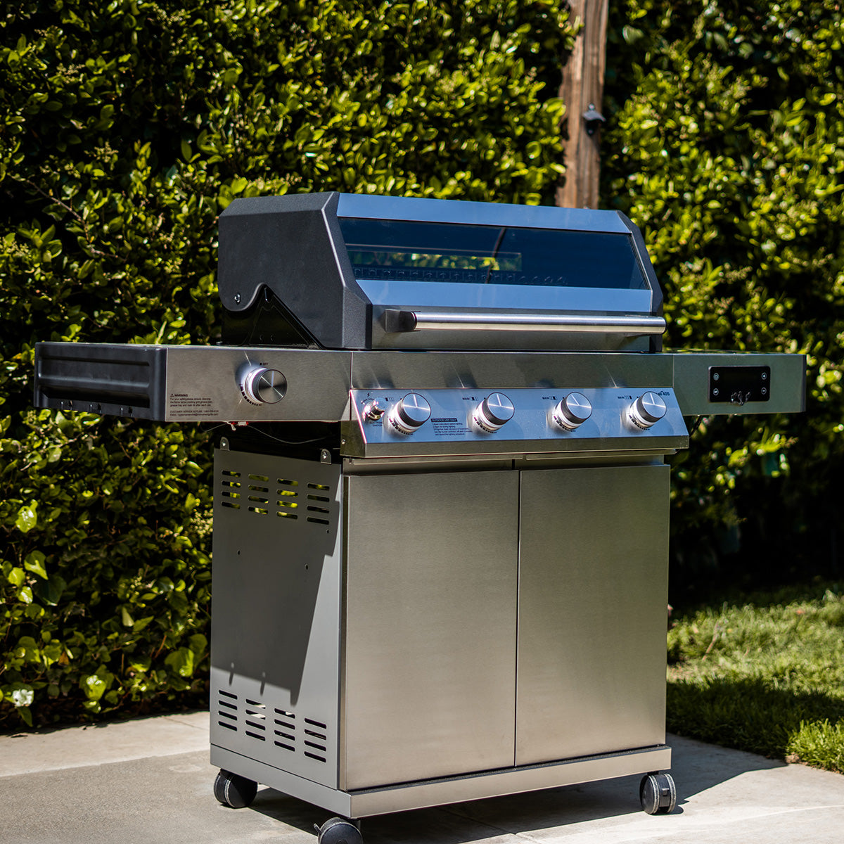 450 sq. in. Slimme Grill met Clearview-deksel