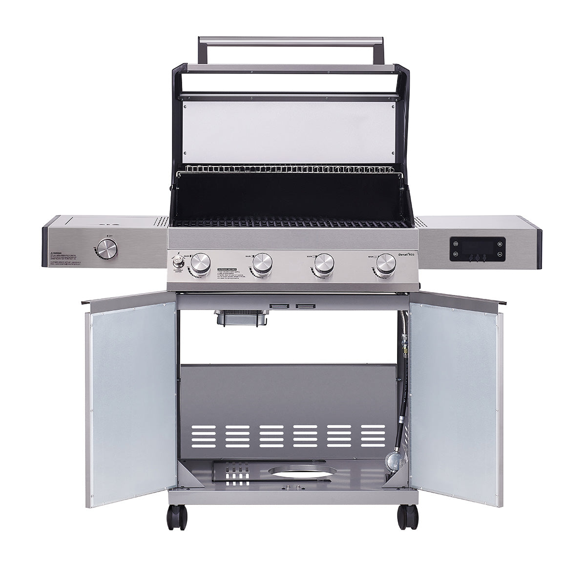 450 sq. in. Slimme Grill met Clearview-deksel