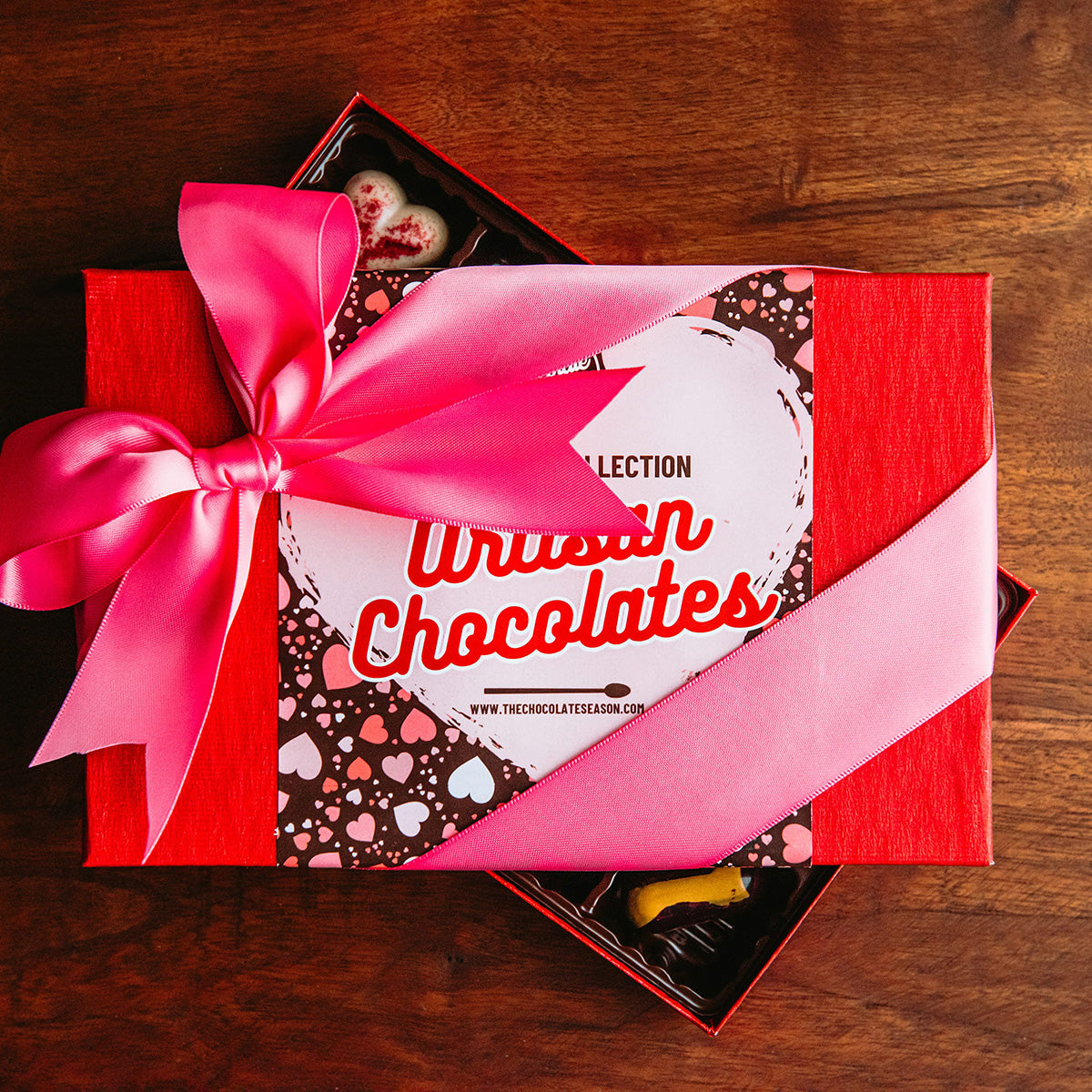 The Chocolate Season Valentijnsdag 15-delige ambachtelijke chocolade