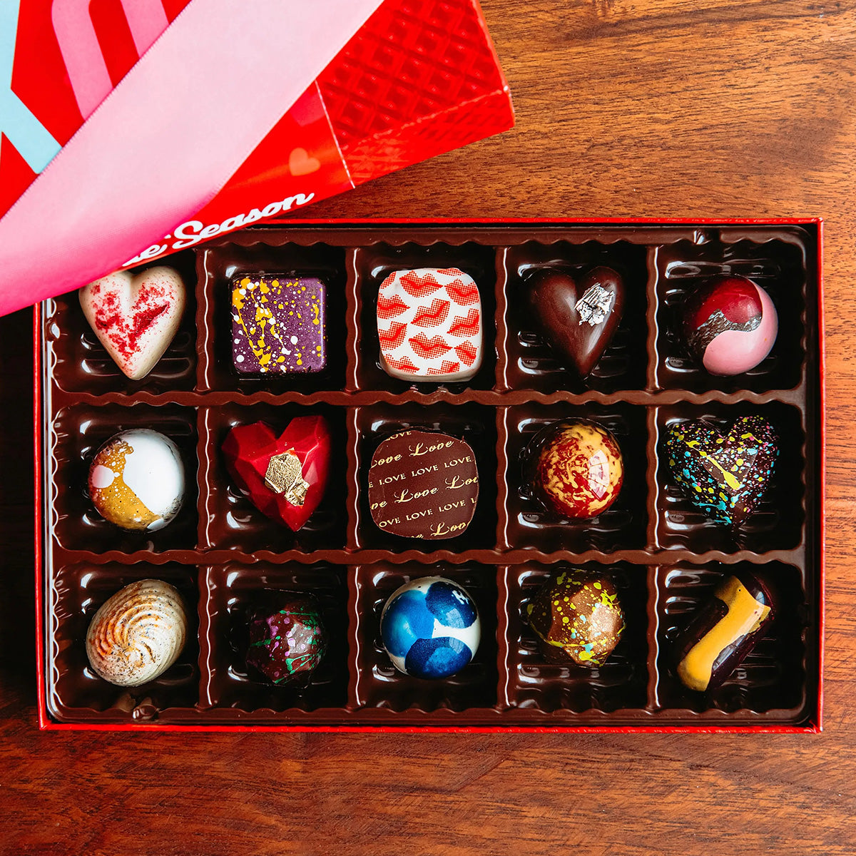 The Chocolate Season XOXO - 15 bombones artesanales