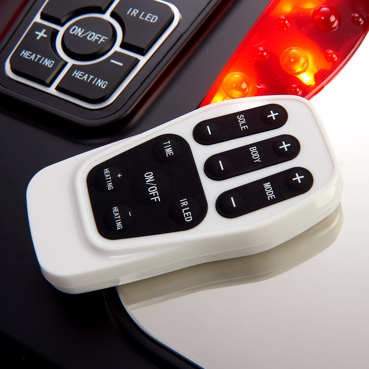 T.E.N.S.-voetmassageapparaat met infraroodwarmte