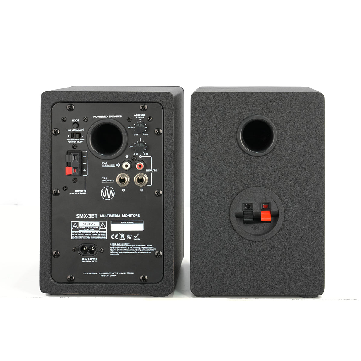 100W Bluetooth-studiomonitorluidsprekers