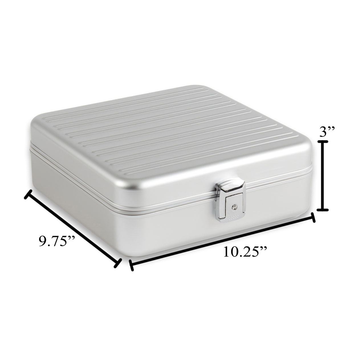 Estuche para nueve relojes de aluminio