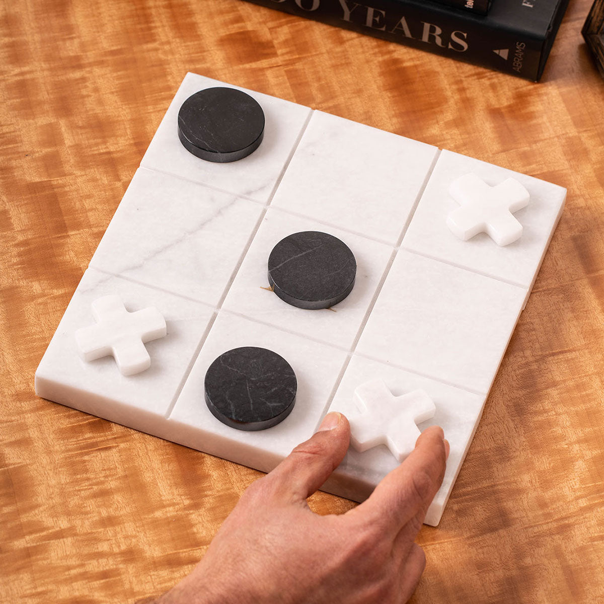 Marmor-Tic-Tac-Toe-Set
