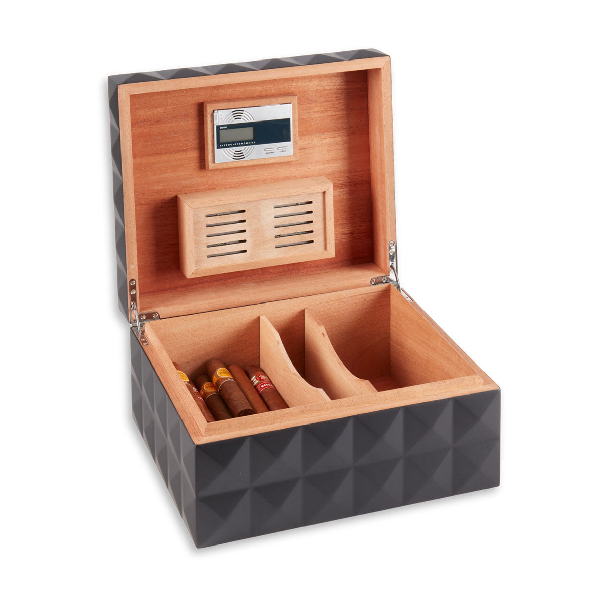 75er Zigarren-Humidor im Pyramiden-Design