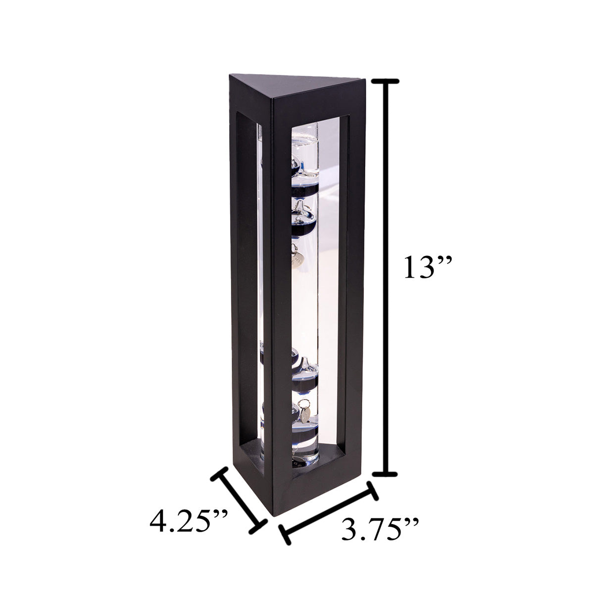 13-Zoll-Galileo-Thermometer mit Gewichten